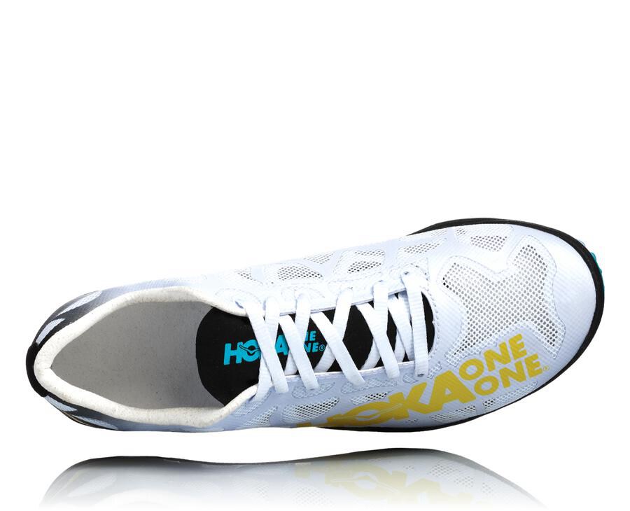 Spikes Atletismo Hoka One One Masculino Branco - Rocket X - 937-WNEPBF